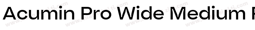 Acumin Pro Wide Medium Regular字体转换